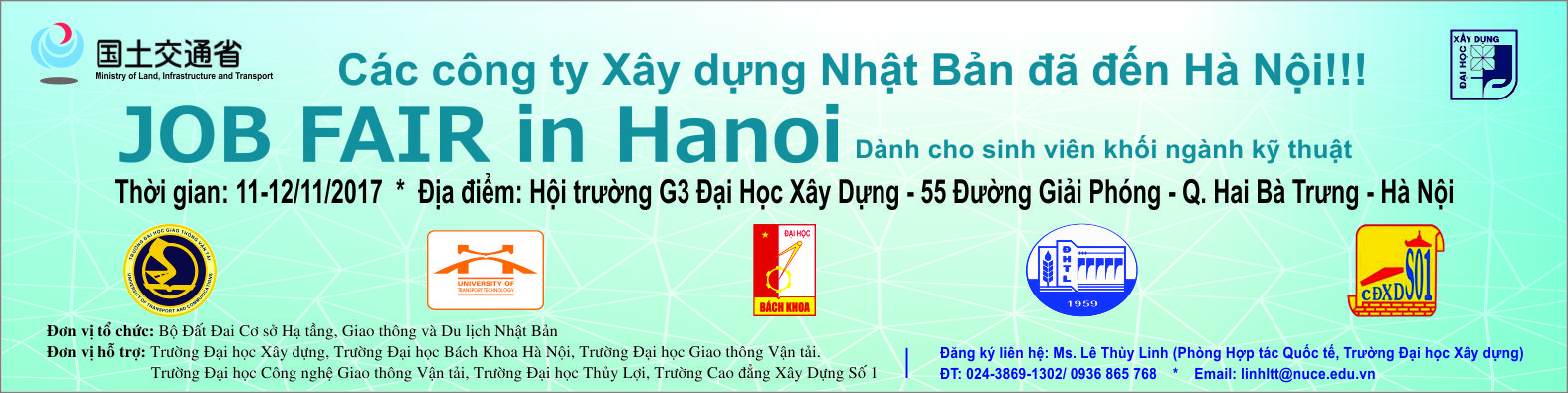 Thông báo ngày hội việc làm Nhật Bản – Job Fair in Hanoi